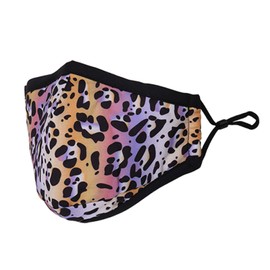 Washable Reusable 3 Layers Cotton Cloth - Mix Colours - Leopard Pattern, One Size Fits Most