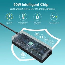 TAIFU Replacement Resmed Airsense 10 Power Cord, 24V Power Supply Cable Charger for Resmed S10 Series, AirCurve 10, AirStart 10 Series CPAP and BiPAP Machines 90W Resmed S10 370001 37344 37028 37297