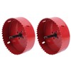 2 Sets BiMetal Hole Saw Cutter Set for Aluminum Board