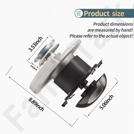 FancyTark 596878501 532180333 594935103 Trimmer Head Spindle Assembly for Husqvarna Poulan HU625WT, HU625WTX, HU625HWT, PR22WT HU675HWT