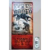 Hulett Wyoming Rodeo poster by Bob Coronato cowboy western embossed
