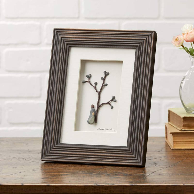Sharon Nowlan Birds of A Feather Framed Picture, Wood, Multi-Colour,