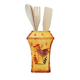 Bamboo Rooster Kitchen Tool Set, 83938 By ACK