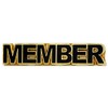 PinMart Gold Plated Member Enamel Lapel Pin