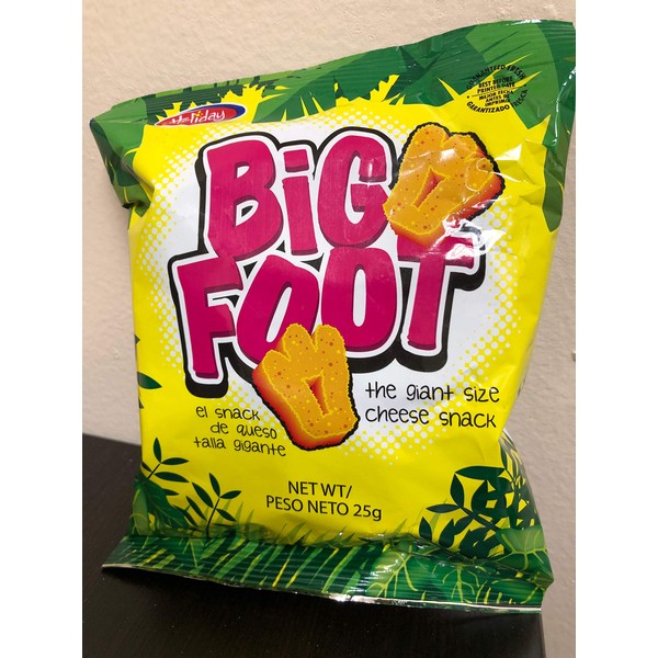 Holiday Big Foot, The Giant Cheese Snack, 10.5 Oz, Pack of 12