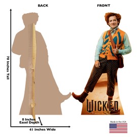 Cardboard People Boq Life Size Cardboard Cutout Standup - Wicked (2024 Film)