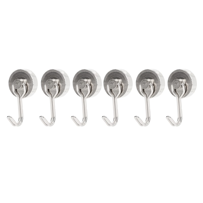 6Pcs Swing Magnetic Hook Set No Drilling Need Decorative Beautiful
