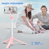 Liphisy Selfie Stick Travel Tripod for Cell Phone with Remote