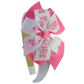 Funny Girl Designs Big Sister Little Sister Matching Hat & Headband Gift Box Set