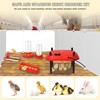 Upgraded Brooder Box for Chick Starter Kit, Chicken Brooder Playpen