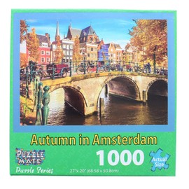 Autumn in Amsterdam Puzzle 1000 Pieces 27" X 20"