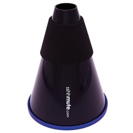 Sshhmute French Horn Practice Mute, Practice Aids for French Horn Music Players, Brass Instrument Accessories for Adults & Kids, Music Gadgets for Beginner & Student, Cork Seal, Blue
