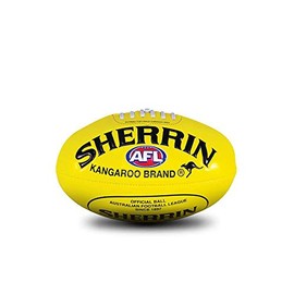 Sherrin AFL Super Soft Touch Football Yellow Mini 20cm