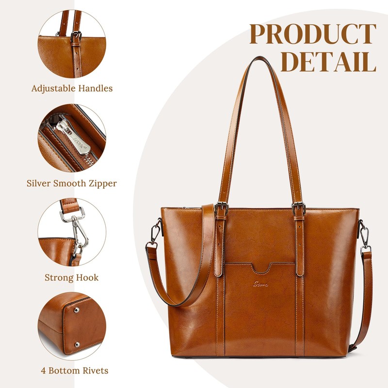 S-ZONE Tote, Light Brown