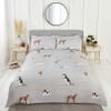 Rapport Home Dog Duvet Cover Set - Pawsome Reversible Microfibre