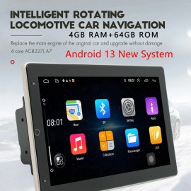 Unbranded 10.1 inch Android 13 Apple Carplay 2Din Car Stereo GPS NAVI WiFi Rotatable Radio