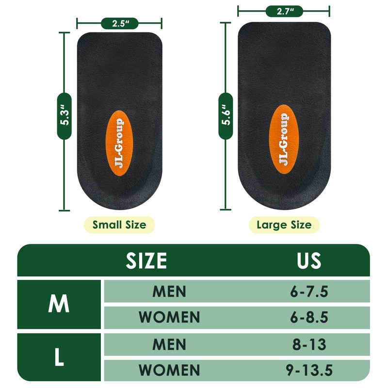 0.4 inch Heel Lifts Inserts for Achilles Tendonitis