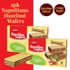 Vincinni Napolitan Hazelnut Wafers Healthy Snacks - Crispy Layers Filled