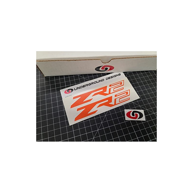 ZR2 Accent Decals Mini 6" Racing Fender Stickers (2) Colorado