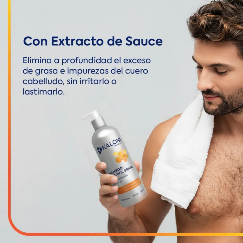 Shampoo Kaloni Complete Control Grasa 360 Ml