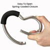 Lulyboo Heart Shaped Carabiner Clip – Heavy Duty Metal Hook