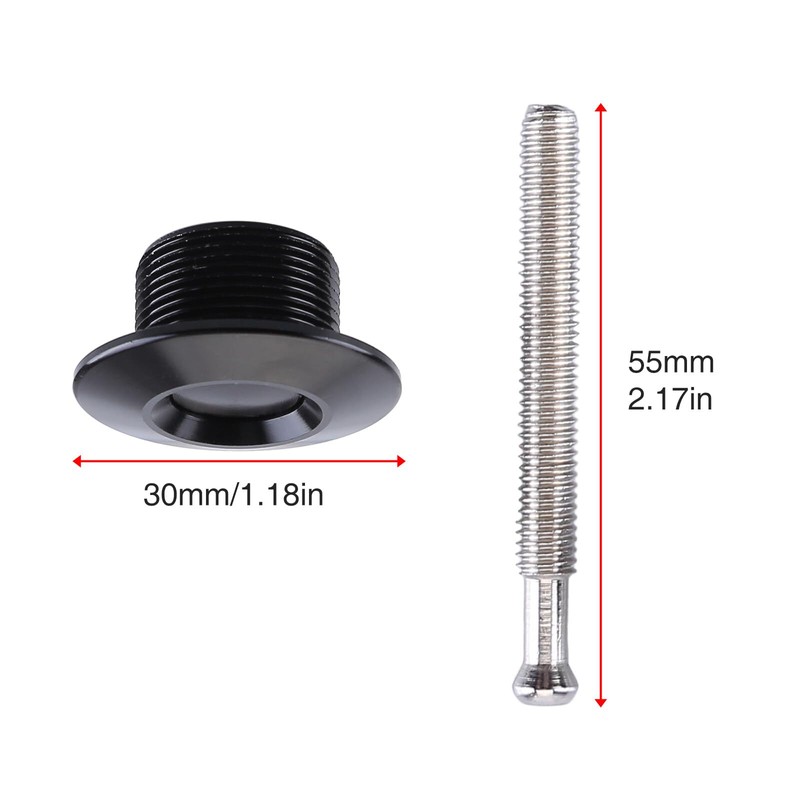 Slakerbe 4PCS Quick Latch Hood Pins,1.18in/30mm Diameter Hood Pins Lock