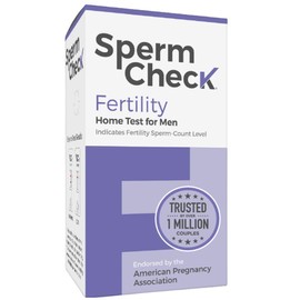 SpermCheck Fertility Sperm Count Test for Men, at Home Sperm Test, Easy to Read Results, Over 98% Accurate