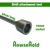 HowseHold Caravan Leg Winder Drill Attachment with 30cm Extension and