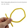 HAHIYO 12inches*6mm Yellow 70PCs Pipe Cleaner Craft Chenille Stem Extra