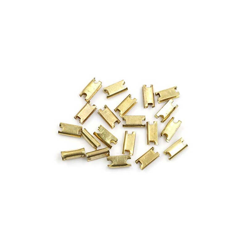 X AUTOHAUX 20pcs Metal Retainer Car Console Trim Clip 6.5mm