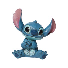 Enesco Stitch Mini Figurine 6009002 2 in H x 3 in W x 3 in L Blue