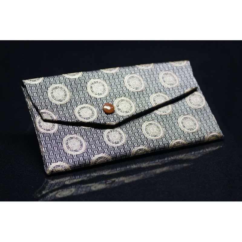 Nishijin Woven Prayer Beads with Prayer Beads Bag, Kyoto Prayer