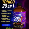 20 en 1 Multivitamin Antioxidant Tonic 32oz – 30-Day Supply