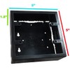 1125 Series Raceway Accessory Double Junction Box (Black)