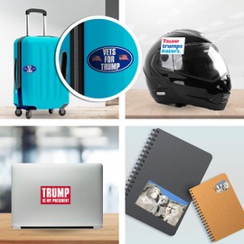 Ted Nugent for President 2024 Bumper Sticker (Red, White, and Blue Vinyl, Conservative Decal for Cars, Trucks, Laptops, and Coolers (3 x 9 inch)