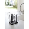 Yamazaki Industries 2848 Glass Stand Tower, Slim Black