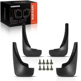 A-Premium Juego de 4 solapas de barro para salpicaduras, guardabarros con kits de accesorios compatibles con Volkswagen Golf, 1999-2005, Hatchback, delantero y trasero (lado del conductor y del pasajero)