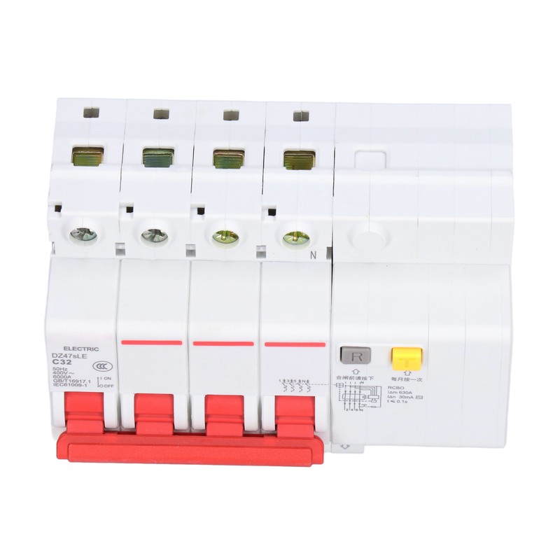C32 Miniature Circuit Breaker 4P+N Leakage Protection for Rural Network