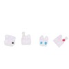 Dental Orthodontic Tooth Ceramic Brackets 022 Slot 345 With Hooks