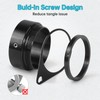 Anovo Flag Pole Rings, Aluminum Alloy Flagpole Rings 360° Rotating
