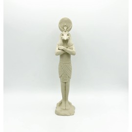 Khonshu Imprisoned Ushabti 3D Printed Desk Diorama Display Sculpture Figure (Large, Bone)