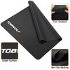 TOBWOLF Pilates Reformer Mat, 39" x 24" Non-Slip Suede Cover,