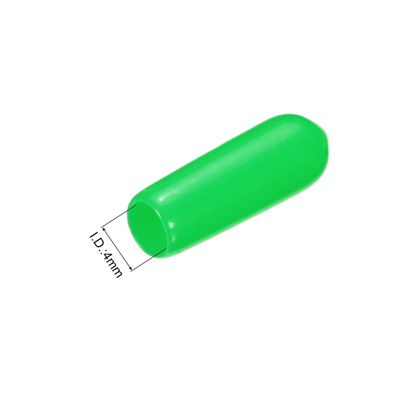 QUARKZMAN Pack of 20 Rubber Caps 4 mm ID Vinyl