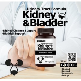 GHRG Kidney & Bladder, Urinary Tract Health Detox & Repair Supplement With Cranberry