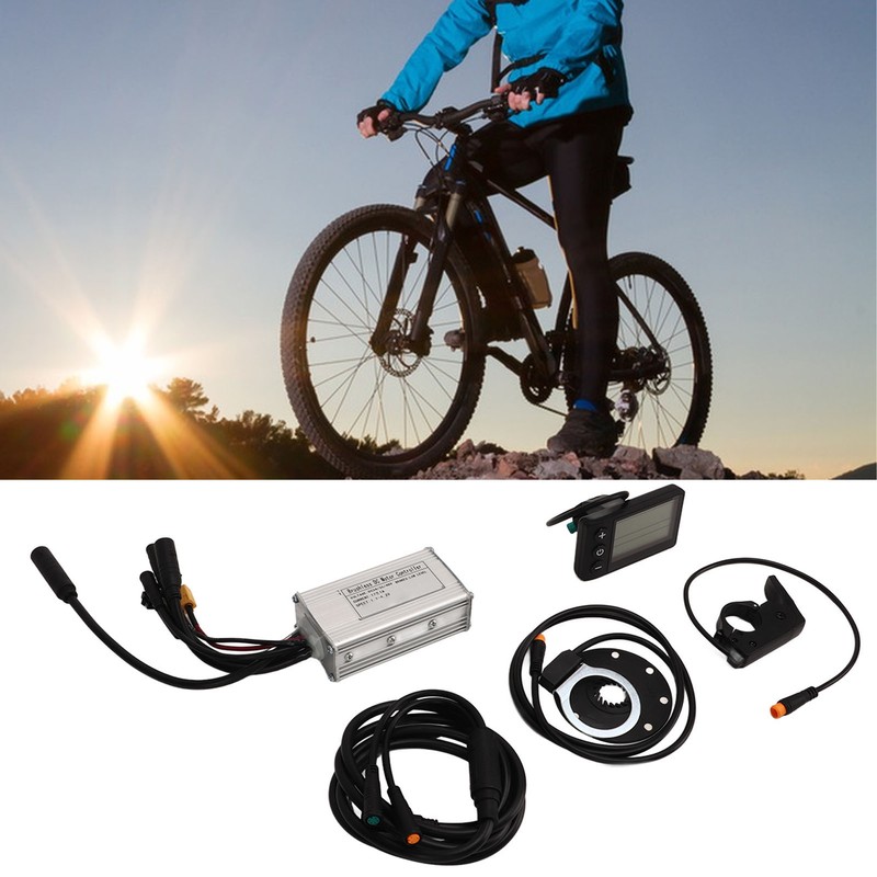 DC24V 36V 48V Electric Bike Conversion Kit with 17A 3