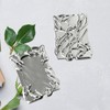 Tkxjry Silver Electroplating Frame ID Card, 82 x 114 x