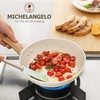 MICHELANGELO Small Frying Pan with Lid, 8 Inch Frying Pan