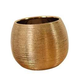 BESPORTBLE 1pc Round Flowerpot Ceramic Succulent Planter Large Vase Simple Beautiful