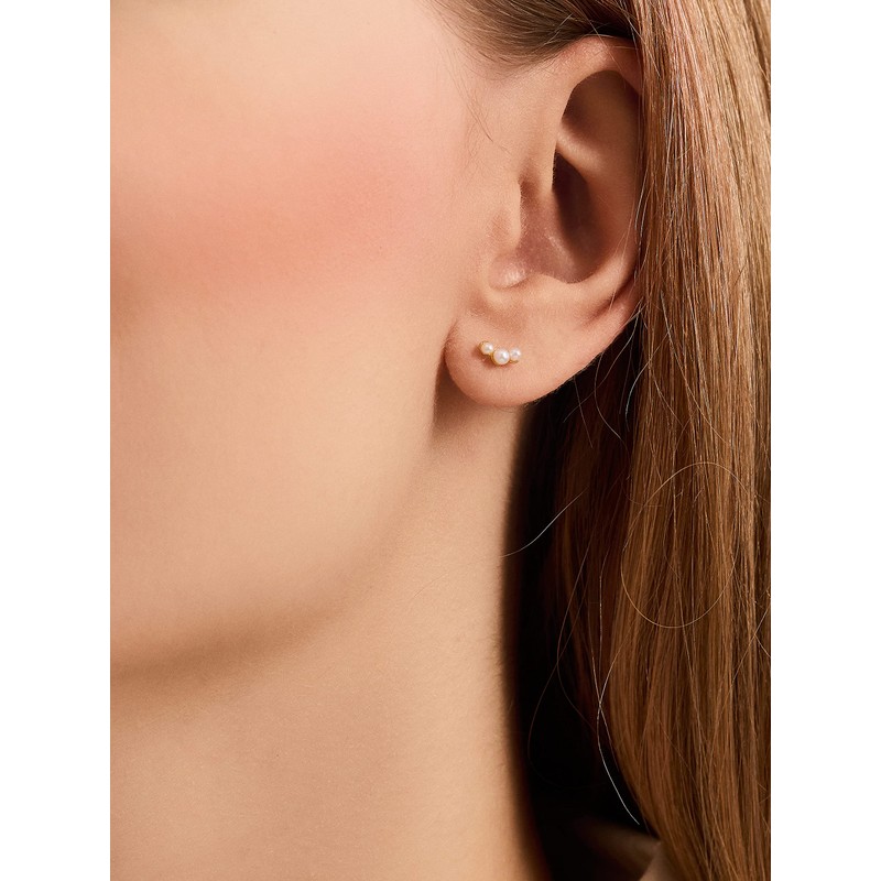Pernille Corydon Ocean Pearl Earsticks Gold - Women's Stud Earrings