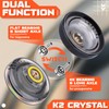 MAGICYOYO K2 Crystal Black Yoyo Professional, Responsive Yoyo for Kids